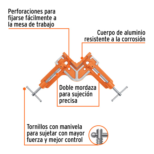 PRENSA ESQUINERA PROFECIONAL 4-1/2"