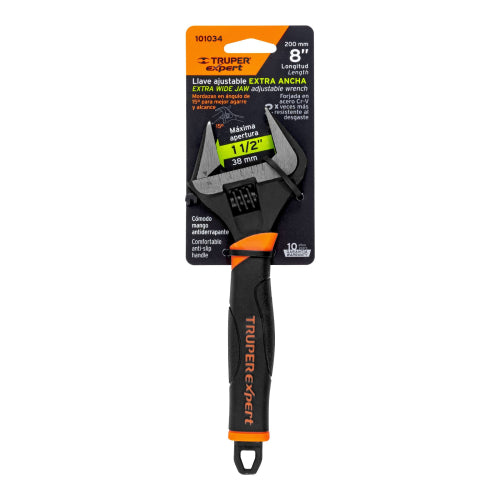 Llave Ajustable Boca Ancha 8" - Herramienta Durable
