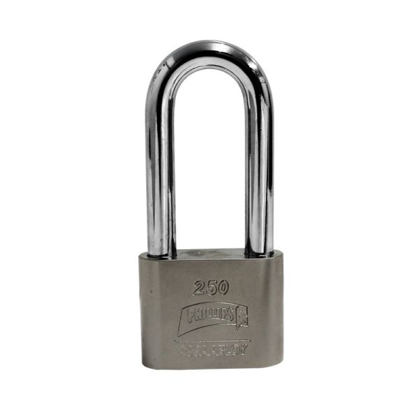 Candado de Acero 50mm Alta Seguridad MOD. 250-GL | Gancho Largo