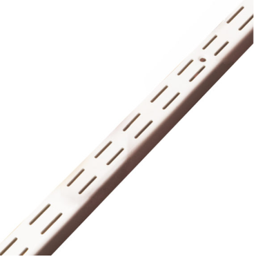 Pilar Ranurado Doble 192 cm - Diseño Elegante en Blanco