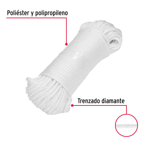 Piola de Poliéster Diamante 4mm x 30m - Resistente y Versátil