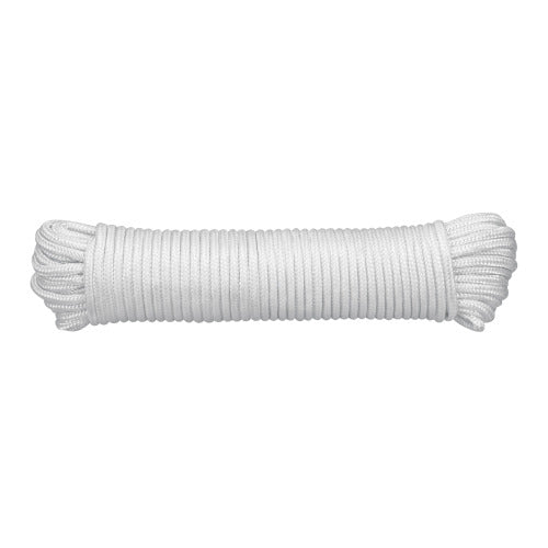 Piola de Poliéster Diamante 6mm x 30m - Blanca | Resistencia Superior