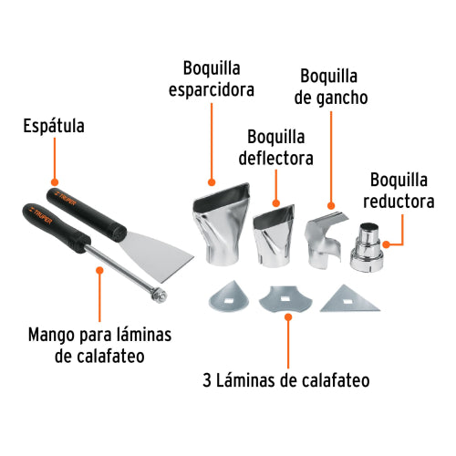 Pistola de Calor Profesional 2000W - Versátil y Potente