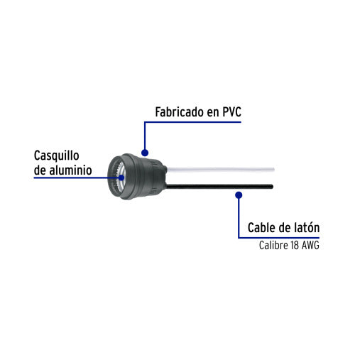 Porta Lámpara PVC Granel - Resistente para Intemperie