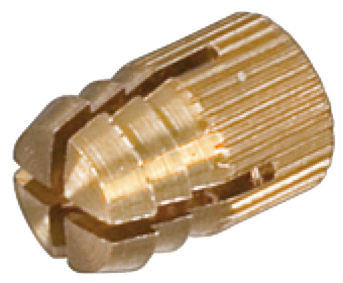 Manguito Latón 5×8 mm M4 - Häfele | Fijaciones Seguras