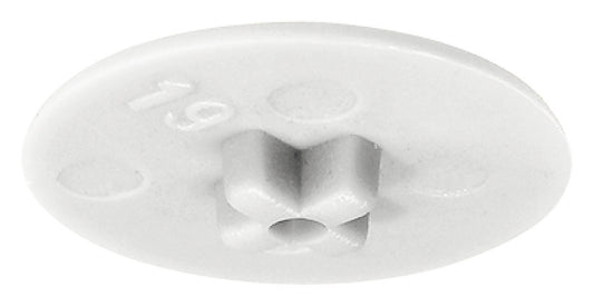 Tapa Minifix 12 Blanco (100 pzs) - Acabado Elegante Häfele