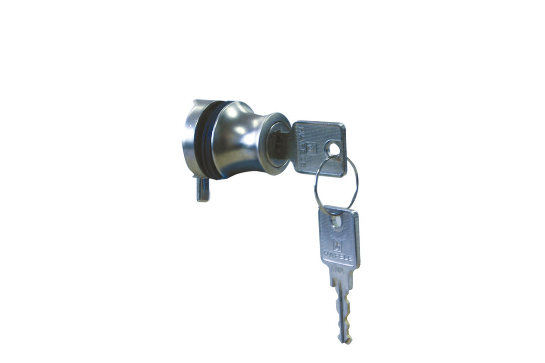 Cerradura Perno Puerta Cristal Níquel Höfele