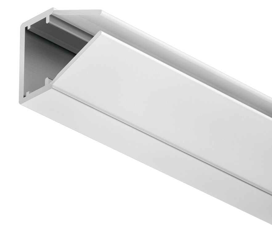 Perfil Borde Vidrio Loox 5108 Plástico Häfele - Iluminación LED