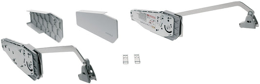 Häfele Free Fold Gris - Sistema de Puerta Elevable Sin Tirador