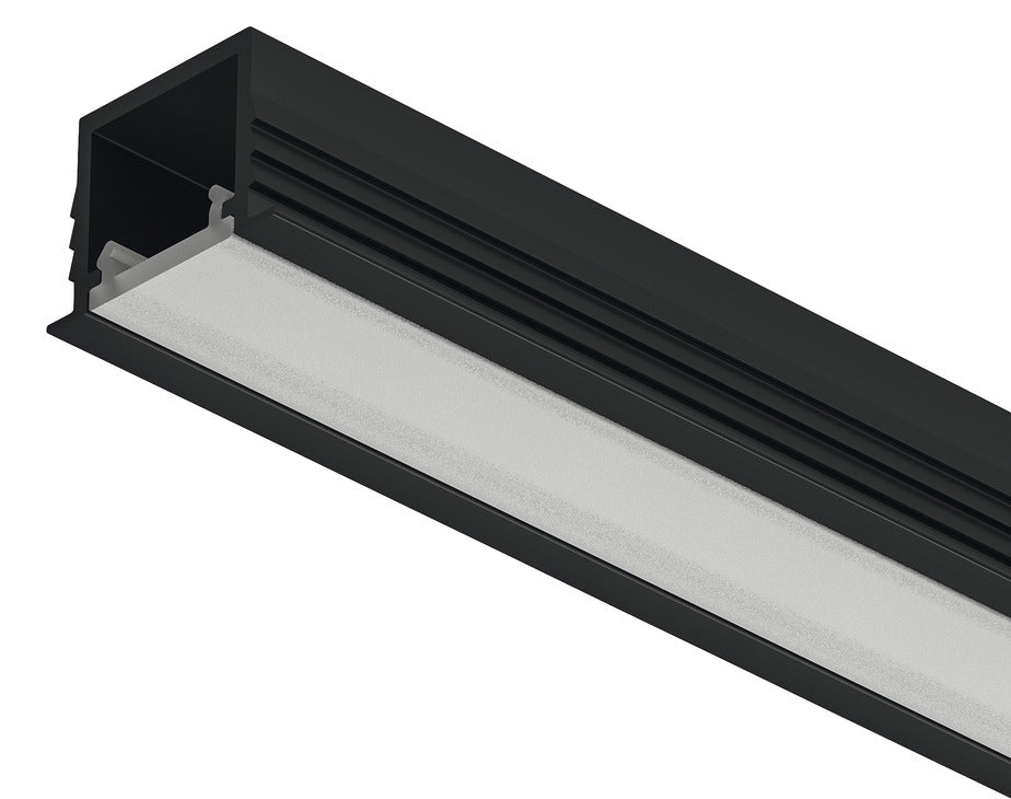 Perfil Negro 1103 para Tiras LED Häfele Loox - Calidad Profesional