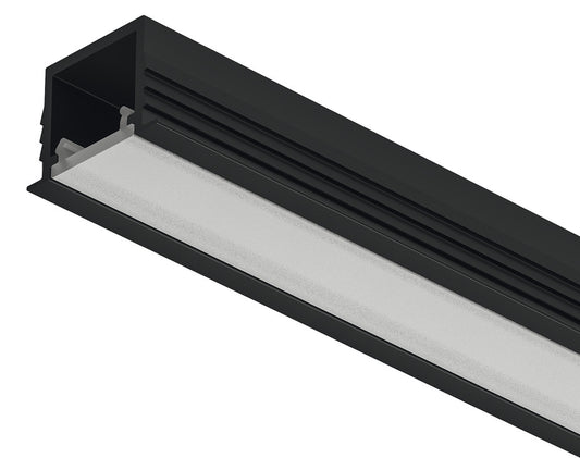 Perfil Negro 1103 para Tiras LED Häfele Loox - Calidad Profesional