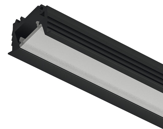 Perfil Negro 1106 para Tiras LED - Instalación Profesional