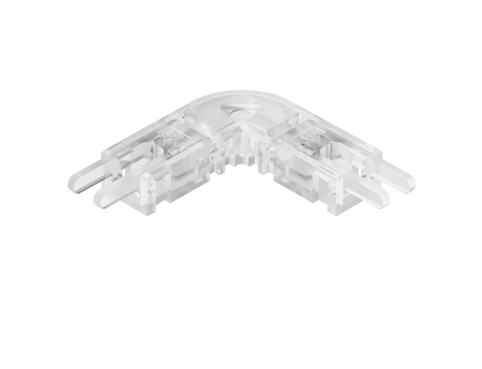 Conector Esquina Loox5 Tira LED 5mm Häfele - Iluminación Perfecta