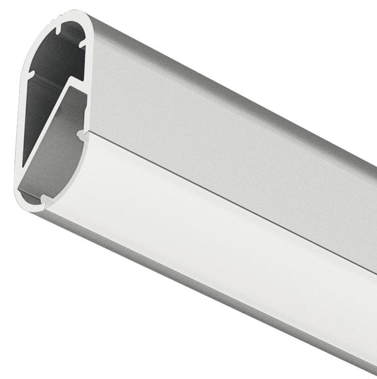 Riel Clóset Loox 5105 Aluminio Häfele + LED