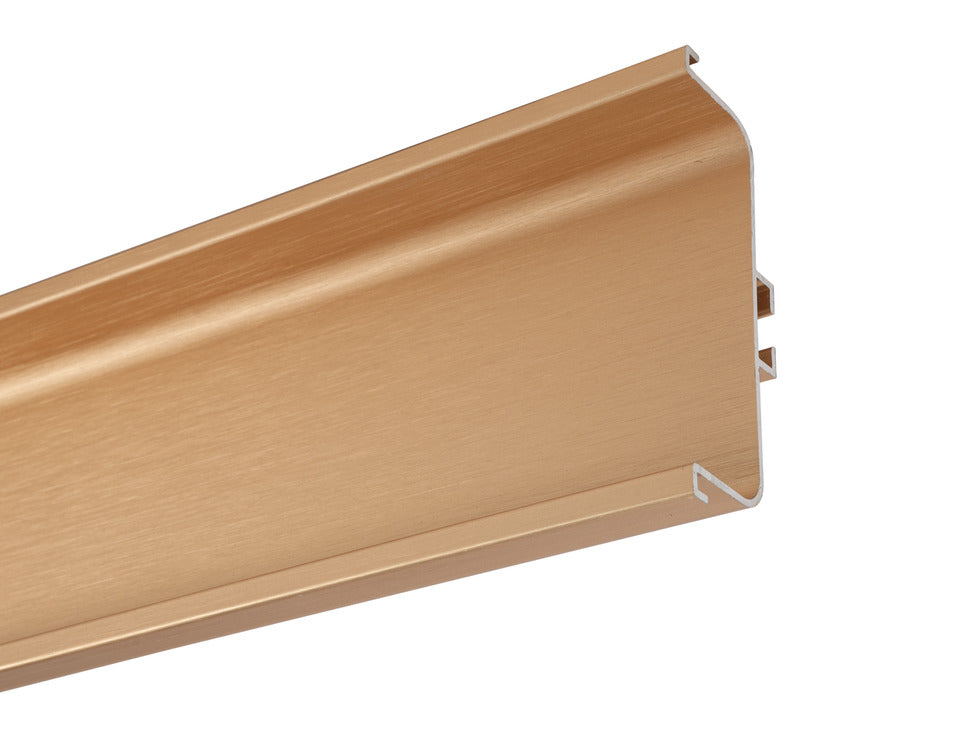 Perfil Gola C 4mm Dorado Cepillado | Häfele - Jaladera Invisible