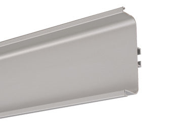 Perfil Gola C 4m Plata Mate - Jaladera Invisible Moderna