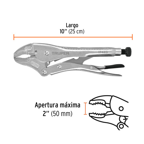 Pinza de Presion de 10" PPT-10C