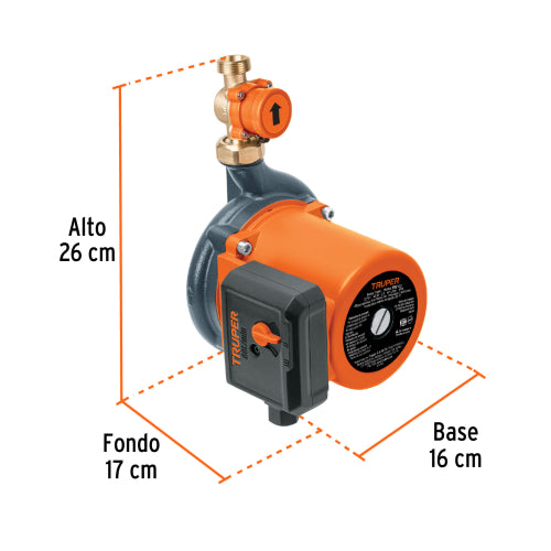 Bomba Presurizadora 1/3 HP: Presión Constante y Silenciosa