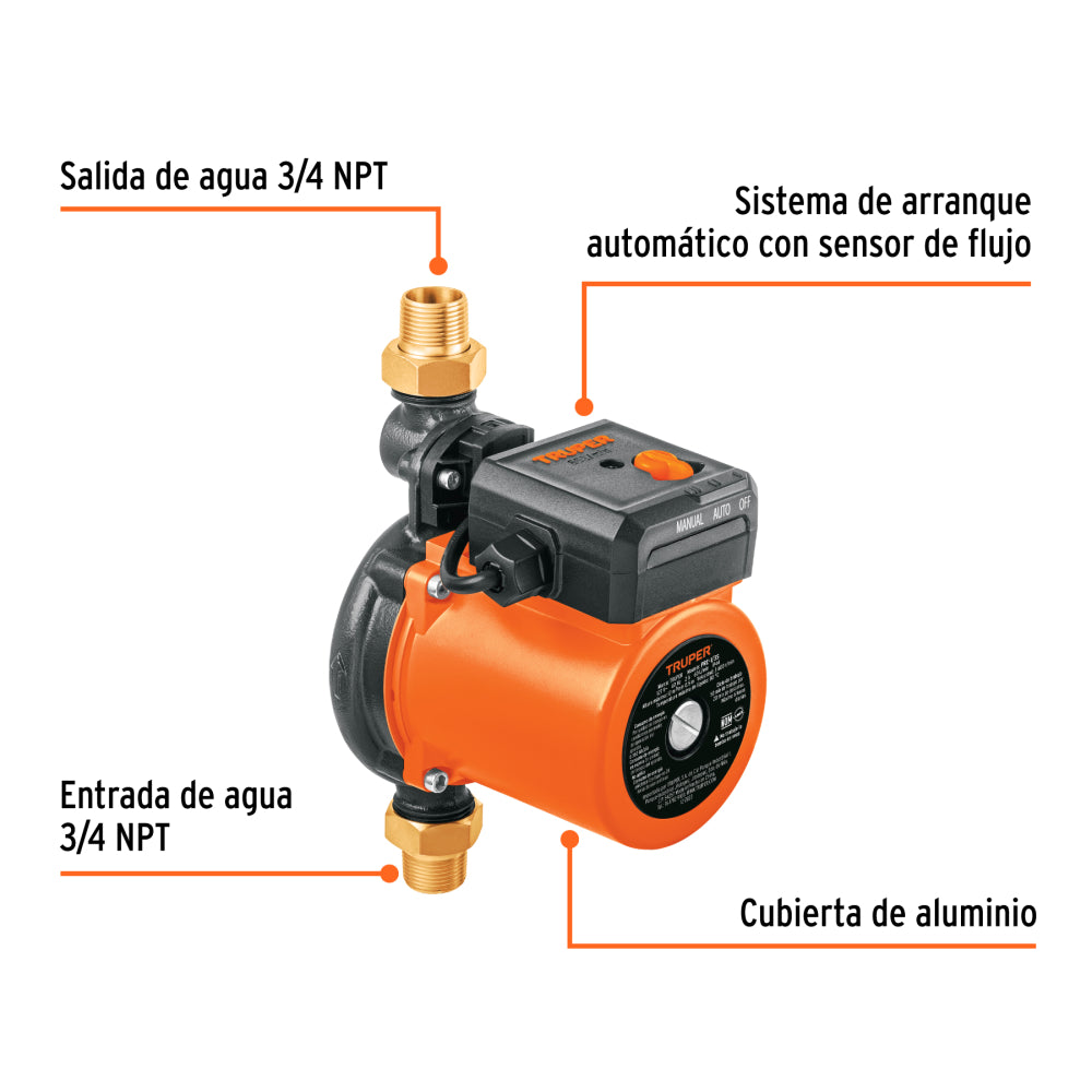 BOMBA PRESURIZADORA 1/3 HP 2-SERVICIOS