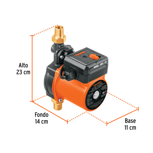 Bomba Presurizadora 1/6 HP | Aumenta Presión de Agua Eficiente