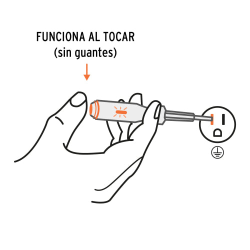 Medidor de Voltaje Compacto: Ideal para Circuitos de 100-500 V con Clip de Pluma*