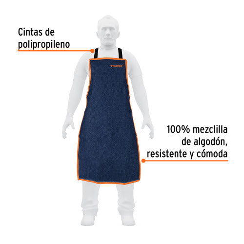 Peto de Mezclilla para Soldar - Protección Óptima