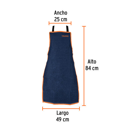 Peto de Mezclilla para Soldar - Protección Óptima