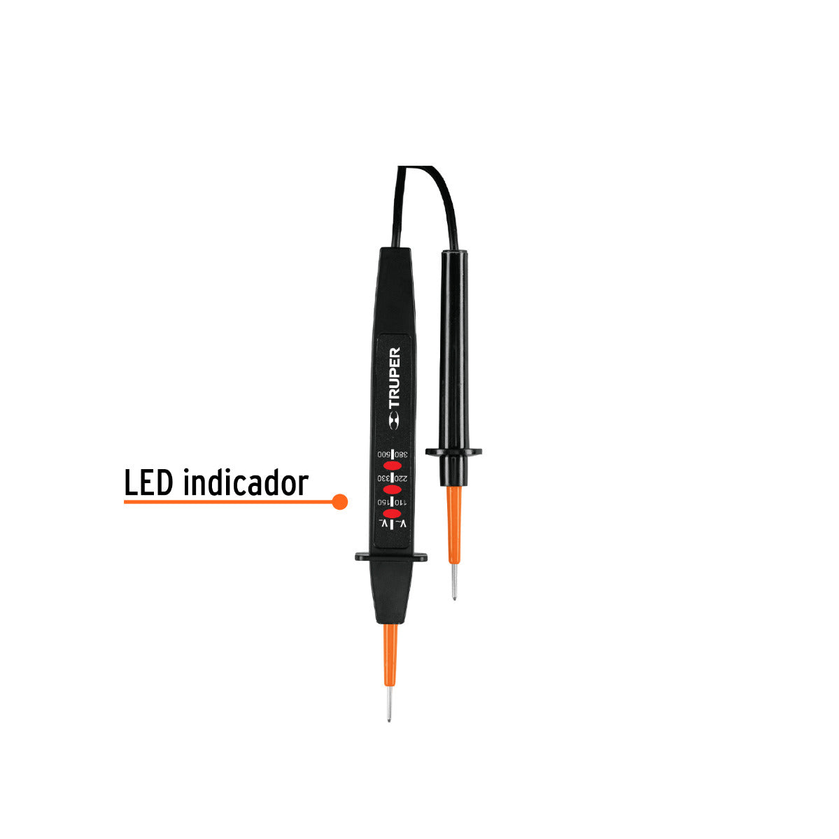 Probador de Voltaje AC/DC con LED - Precisión y Durabilidad