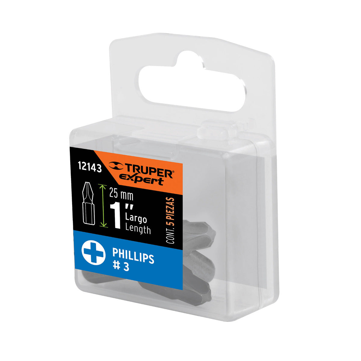 Puntas Phillips No. 3 - Pack de 5 Unidades - Alta Durabilidad
