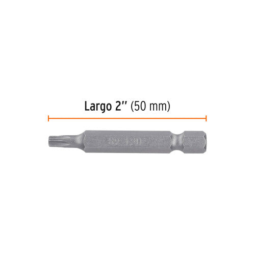 Set Profesional 5 Puntas Torx T20 Largo 2" - Herramienta Precisión