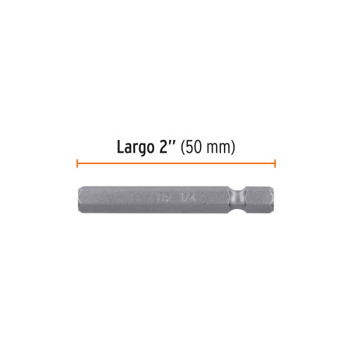 Estuche de Puntas Hexagonales 1/4" - 5 Piezas Profesionales