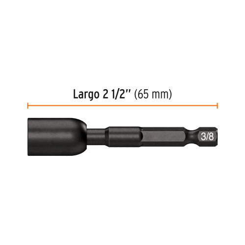 Juego de 4 Dados Magnéticos 3/8" - Alta Resistencia