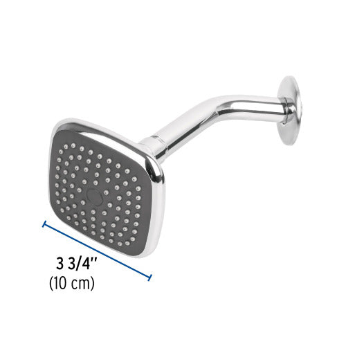 REGADERA CUADRADA ABS 3-3/4 CON BRAZO