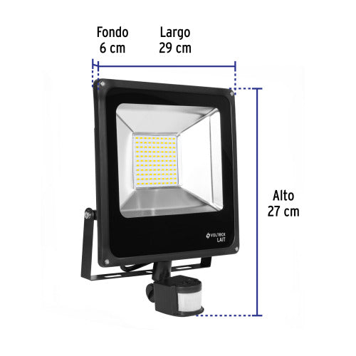 Reflector LED Potente con Sensor de Movimiento - Iluminación Segura