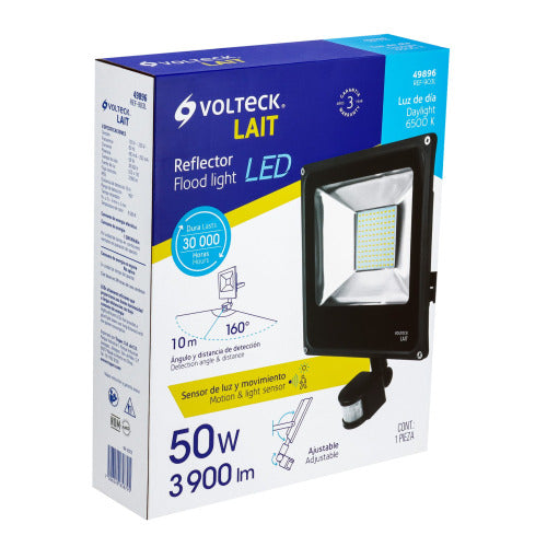 Reflector LED Potente con Sensor de Movimiento - Iluminación Segura