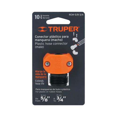 Conector Macho REM 5/8-3/4 para Mangueras | Envío Rápido