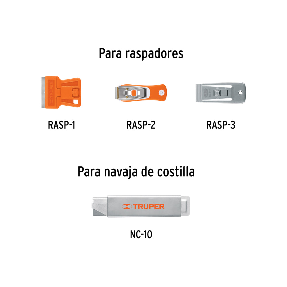100 Navajas de Repuesto Compatibles RASP 3, 2 y 1 | Pack Esencial