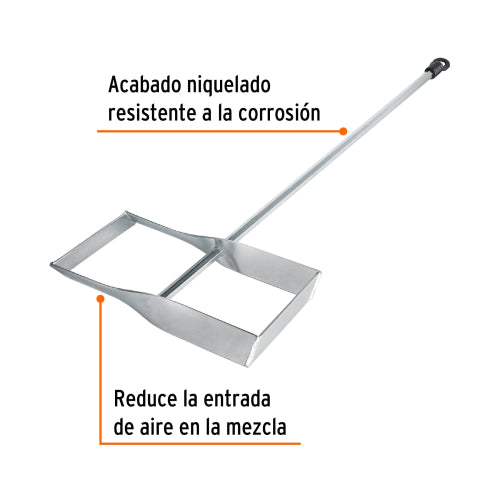Revolvedor para mortero Delgado 210mm - Alta Durabilidad