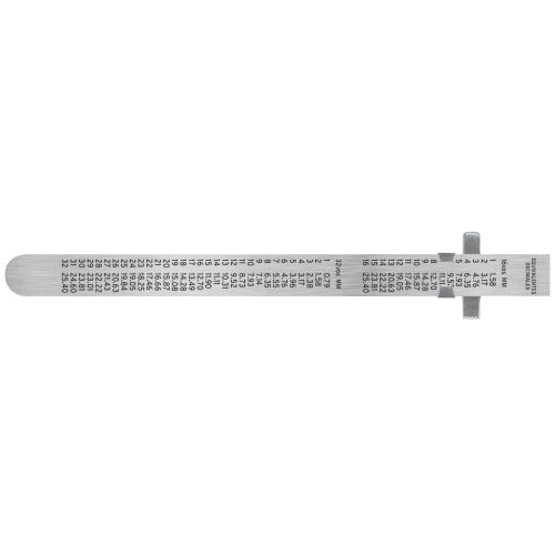 Regla de Acero Inoxidable 15cm | Práctica y Portátil