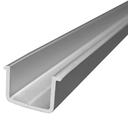 Riél Guía Pl Aluminio 2 Metros - Alta Durabilidad
