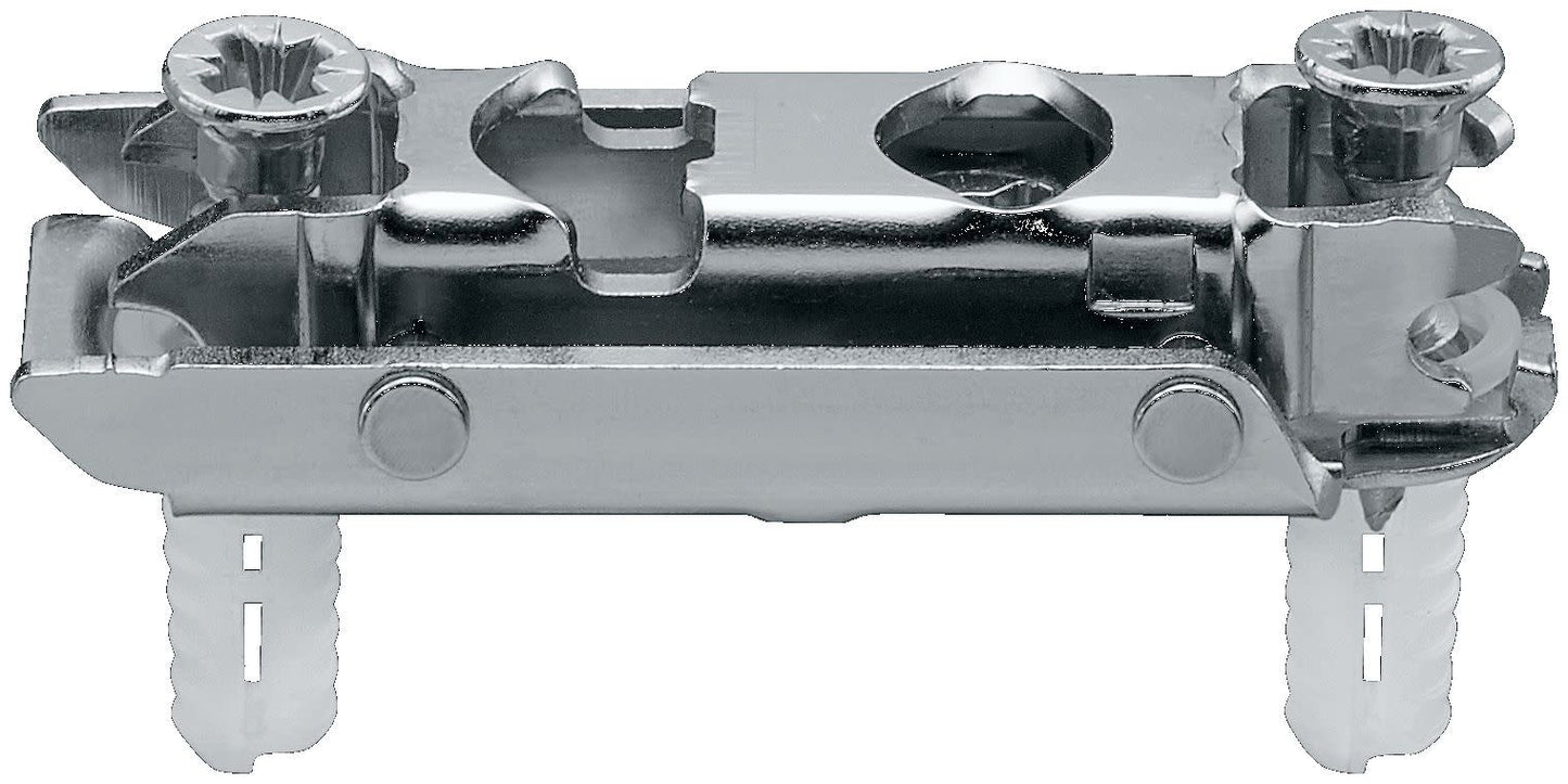 CLIP Base, recto, 0 mm, Acero, con tetón expansible EXPANDO, AA: excéntrica