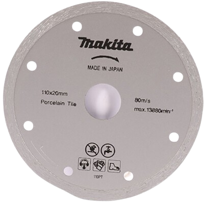 Disco De Diamante 4 3/8" Rin Continuo Para Porcelana Makita B22925 1