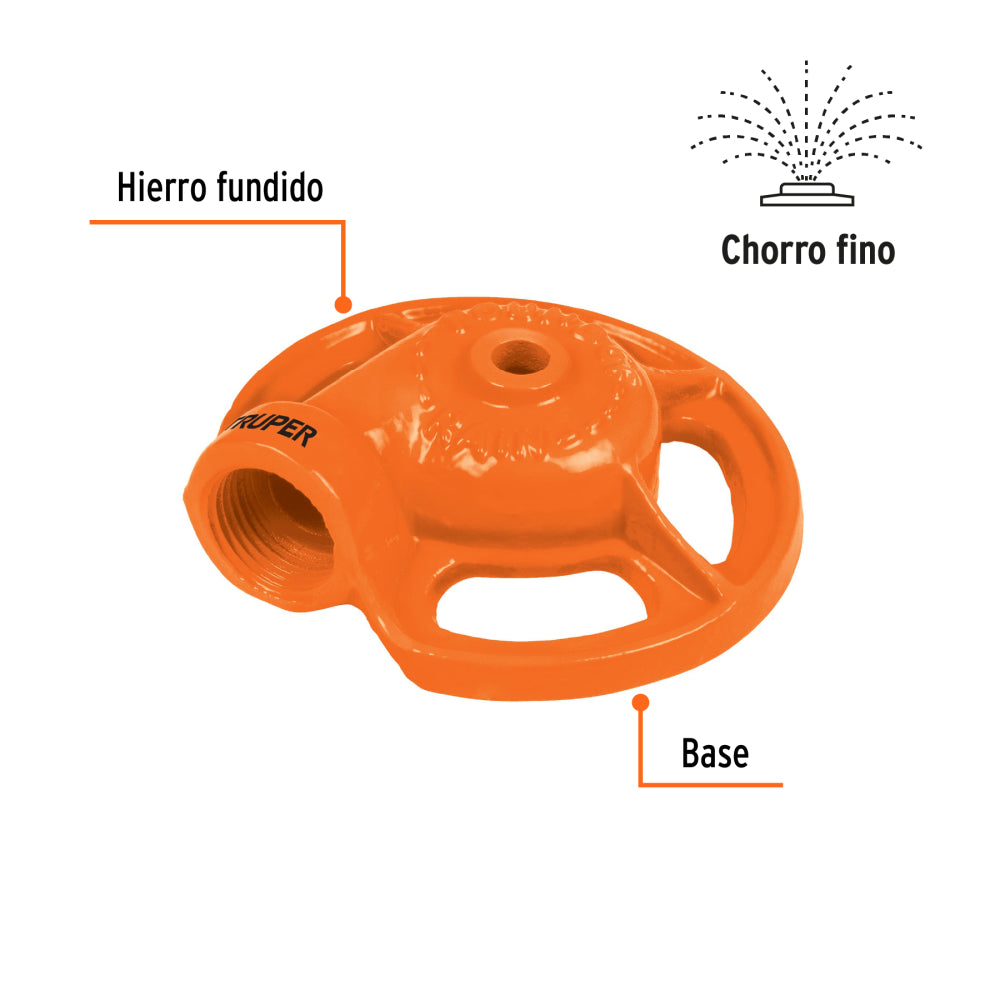 Aspersor Metálico Tipo Sapo SAPO-1 - Calidad en Hierro Fundido