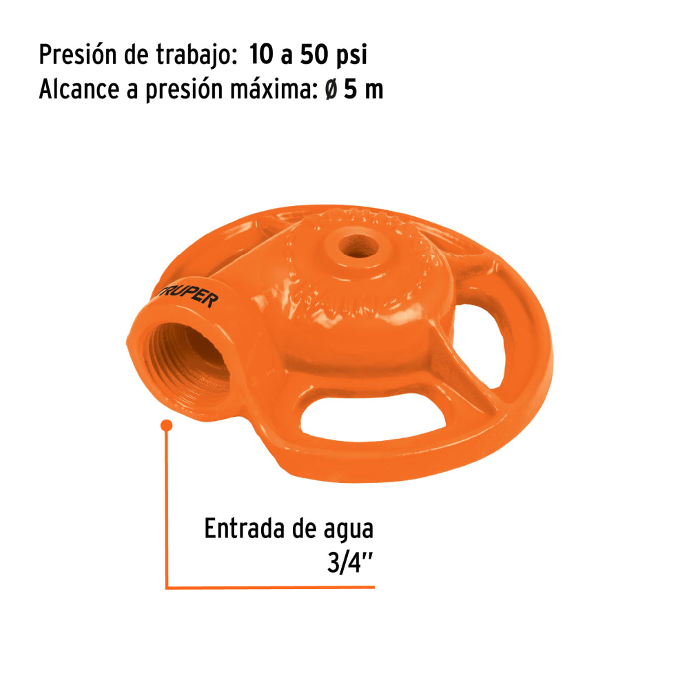 Aspersor Metálico Tipo Sapo SAPO-1 - Calidad en Hierro Fundido
