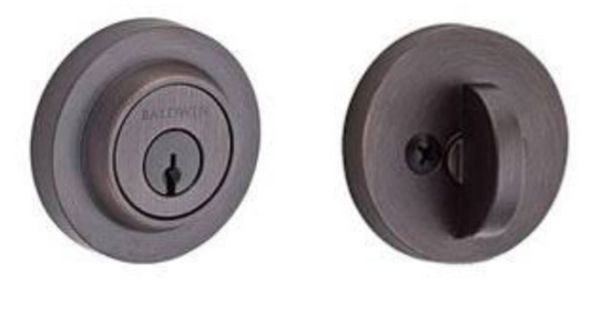 Contemporary Round Reserve Deadbolt