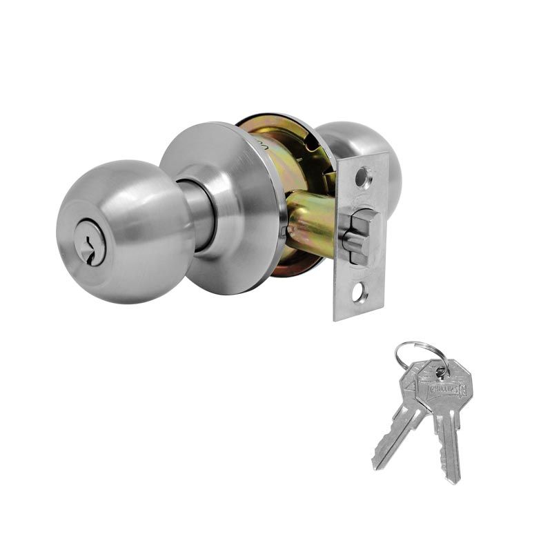 Cerradura Cromo Mate MOD. Gamma - Seguridad y Estilo