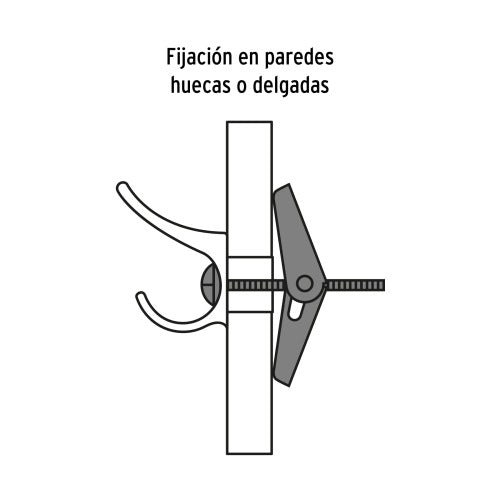 Sujetador Mariposa 1/4" x 3" - Ideal para Fijaciones Seguras