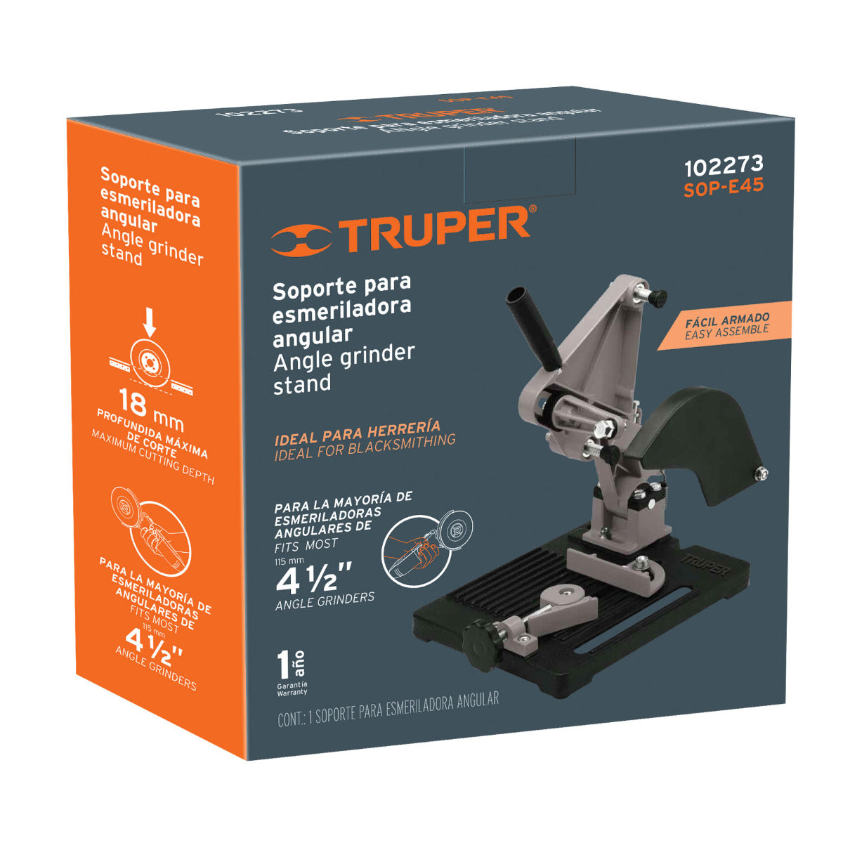 Soporte para Esmeriladora Angular 4 1/2 - Estabilidad Garantizada