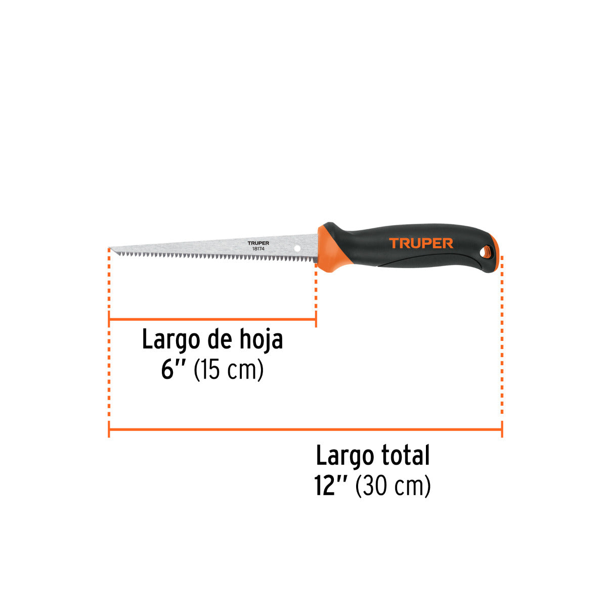 Serrucho Profesional para Plafón y Muros de Yeso