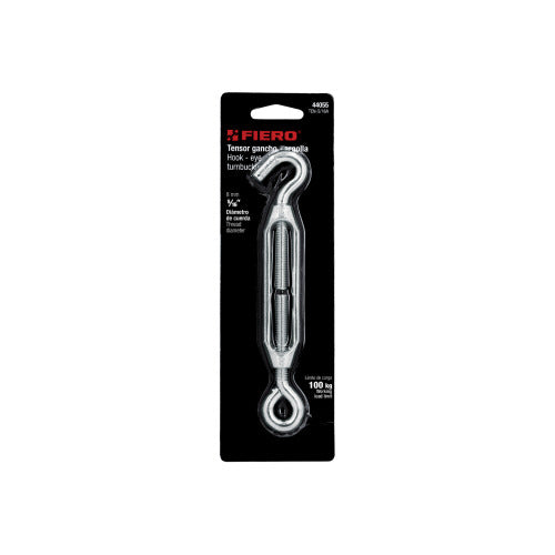 Tensor Zinc 5/16" Gancho-Argolla | Alta Durabilidad